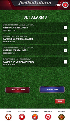 Football Alarm: Predictions Screenshot 3