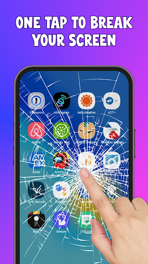Crack Screen: Broken Prank Screenshot 2