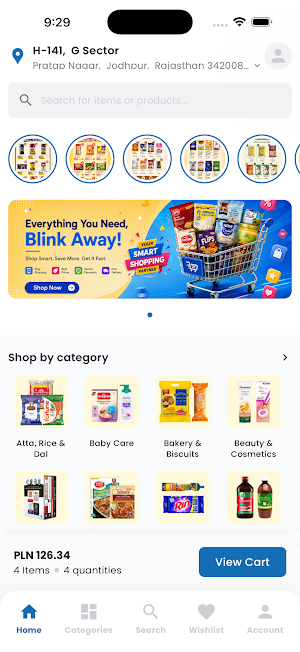 BlinkCart Screenshot 0