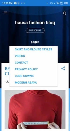 hausa fashion blog Screenshot 3