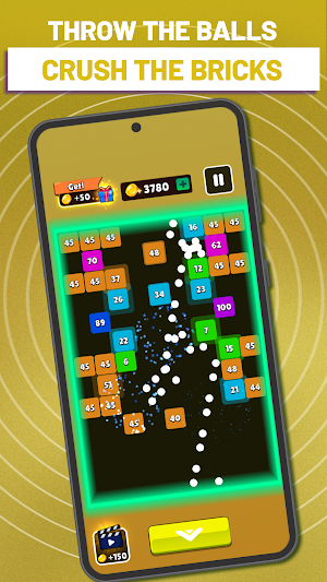 Brick Breaker : Crushing Quest Screenshot 1