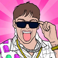Peso Pluma Coloring Game