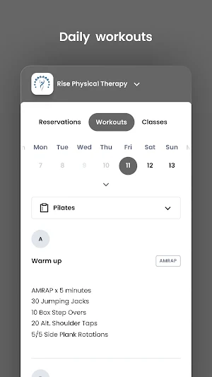 Rise Physical Therapy Screenshot 3