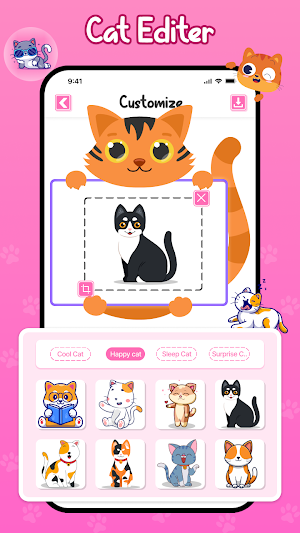Cat Language DIY Wallpaper Screenshot 1