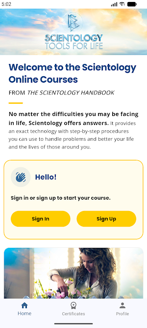 Scientology Tools for Life Screenshot 0