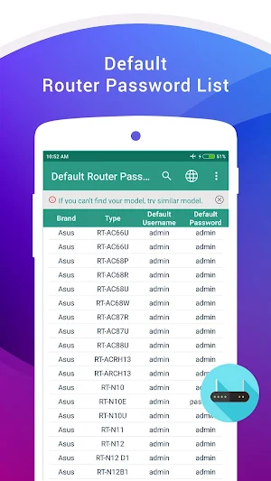 WiFi Router Password - Router Master Screenshot 0
