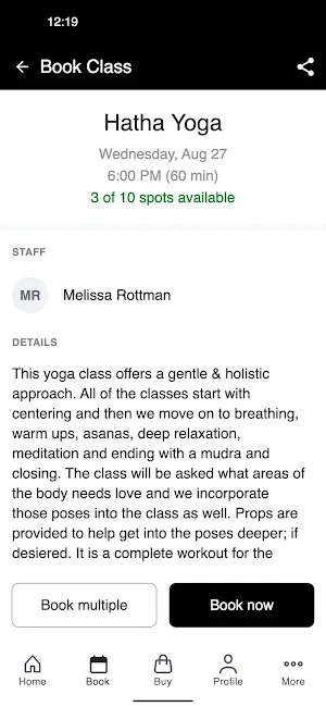 Chesapeake Health and Fitness Screenshot 2