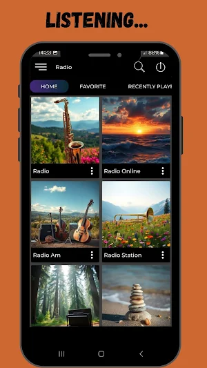 Aardvark Blues Radio Live App Screenshot 1