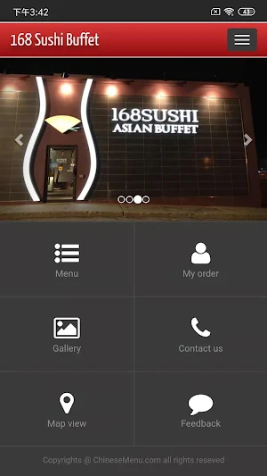 168 Sushi Buffet Screenshot 1