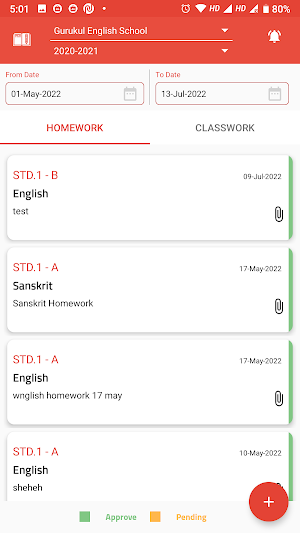 SRV-Campusdean Teacher's App Screenshot 2