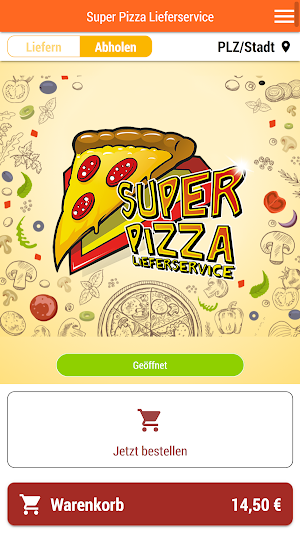 Super Pizza Lieferservice Screenshot 0