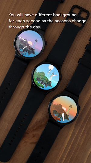 Horizon Seasons Watch Face Screenshot 0