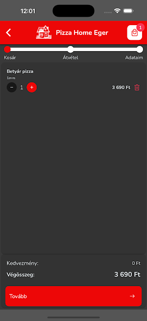 Pizza Home Eger Screenshot 3