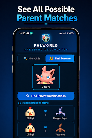 Palworld Breeding Calculator Screenshot 1