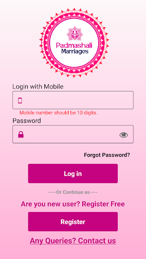 Padmashali Marriages Screenshot 0