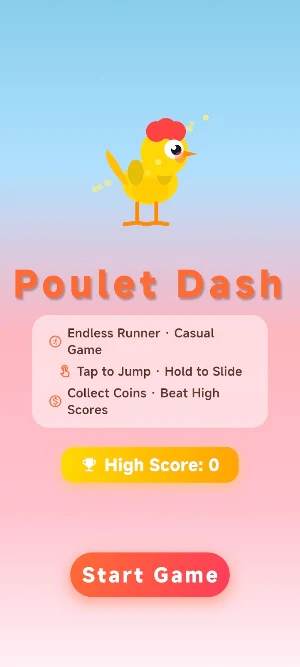 Poulet Dash Screenshot 0