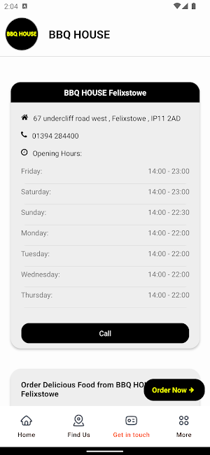 BBQ HOUSE Felixstowe Screenshot 2