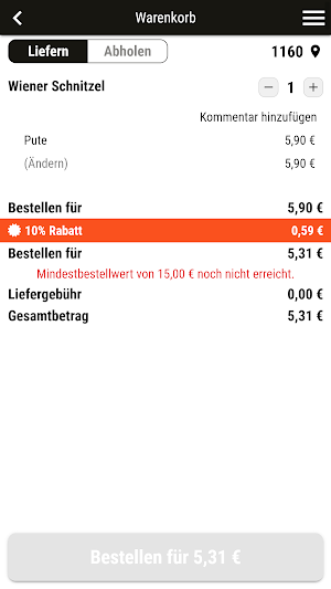 Anna's Schnitzel Stube Screenshot 1