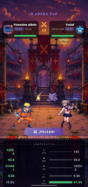 Clash Anime: PVP & Conquista Screenshot 2