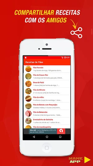 Receitas de Pães Screenshot 0