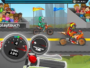 Moto Quest : Bike racing (retro drag races) Screenshot 0