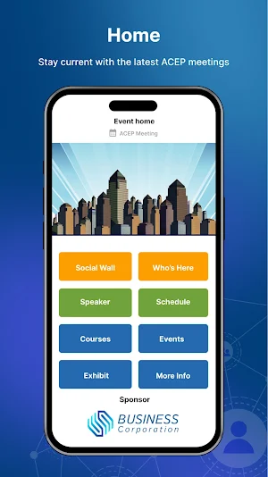 ACEP Events Screenshot 0