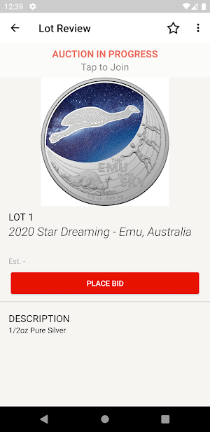 Coins Australia Auctions Screenshot 2