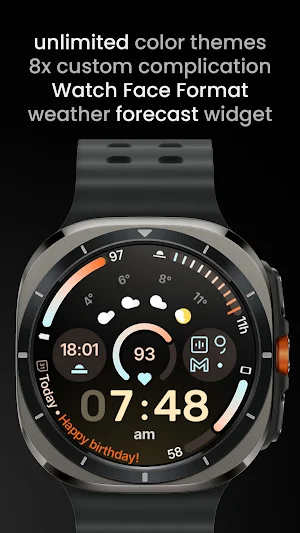Circle Dashboard Watch Face Screenshot 1