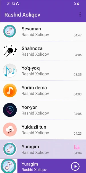 Rashid Xoliqov mp3 Screenshot 0
