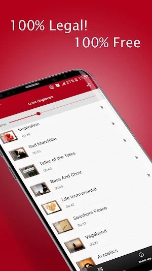 Love Ringtones - Love Music and Songs Free Screenshot 2