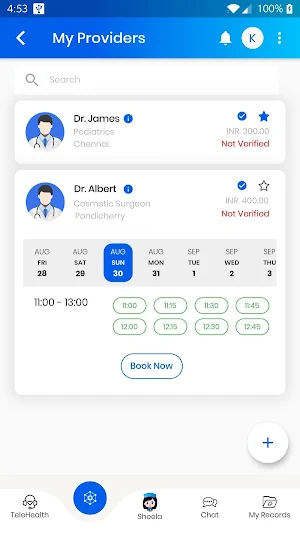 myFHB Screenshot 2