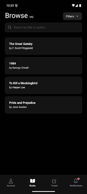 Booked Again Screenshot 1