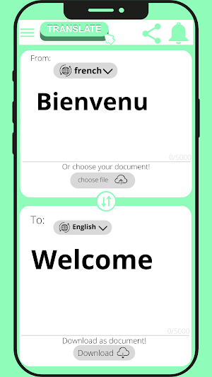 English - French translator Screenshot 1
