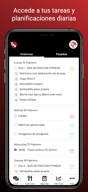 Sar Nutricion Fitness Screenshot 0