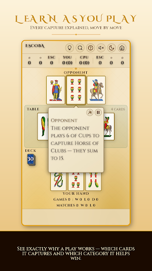 Escoba: Learn & Play Screenshot 2