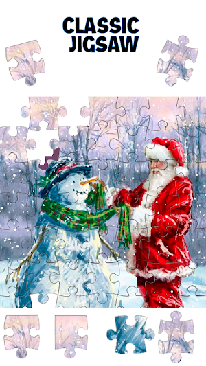 Merry Christmas Jigsaw Puzzle Screenshot 1