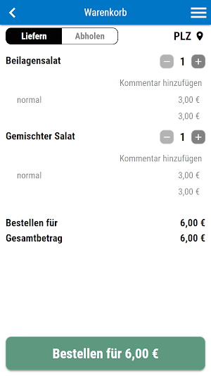 Hellas Lieferservice Screenshot 1