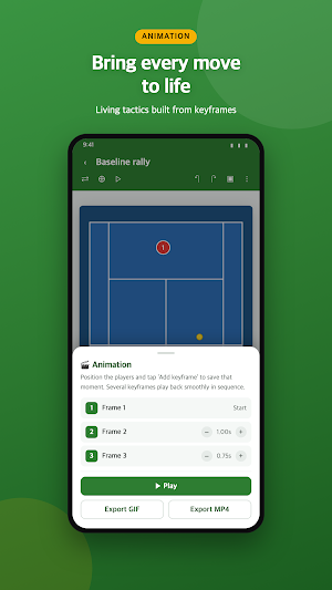 Tennis Tactics Board Screenshot 2
