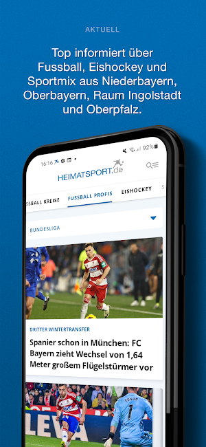 Heimatsport App Screenshot 0