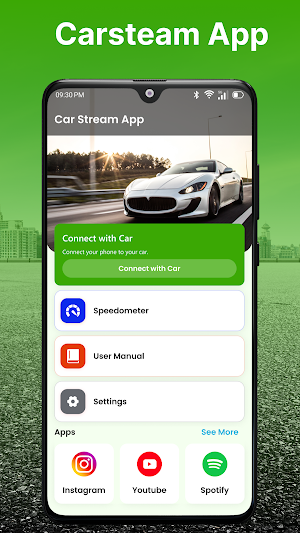 Carstream App for Android Auto Screenshot 0