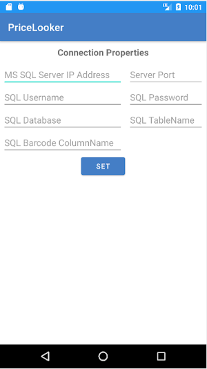 Price Looker for MSSQL Server PC Screenshot 1