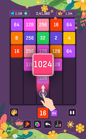 Number Drop: Block Merge Games Screenshot 2