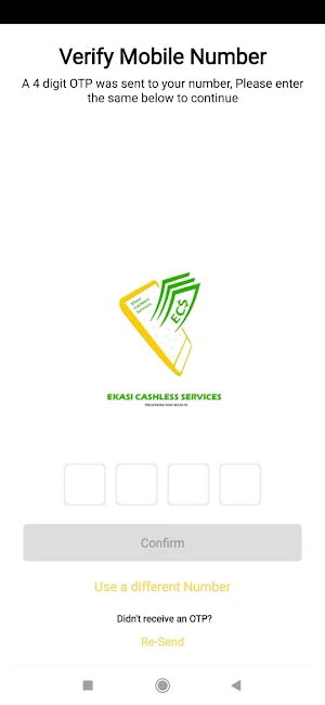 Ekasi Cashless Service Screenshot 2