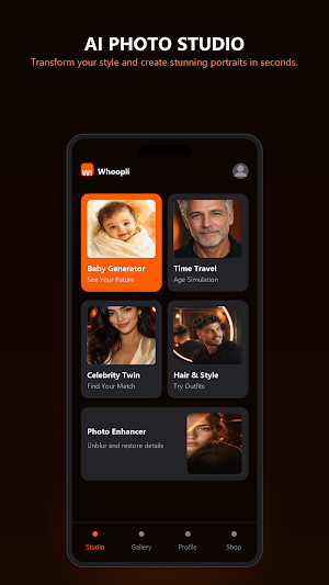 Whoopii - AI Photo Studio Screenshot 1