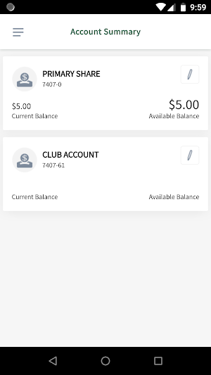 Lanai FCU Mobile Banking Screenshot 2