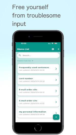 Copy and paste app"Copystock" Screenshot 0