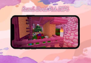 Kawaii World Pink MCPE Screenshot 2