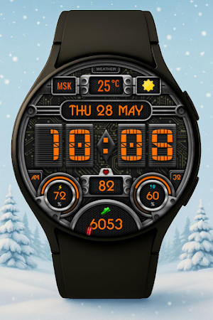 Civinic Digital Watch Face Screenshot 3