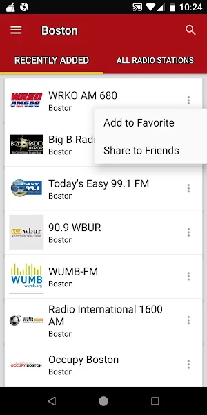 Boston Radio Stations - Massachusetts, USA Screenshot 1