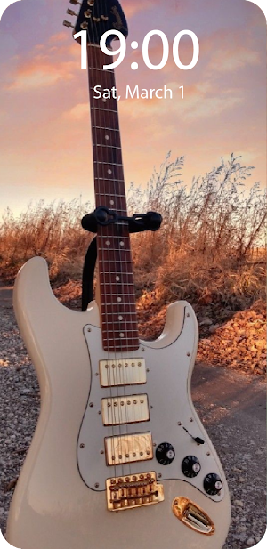 Guitar Live Wallpaper Parallax Screenshot 1